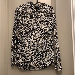 Jcrew boy shirt in leopard